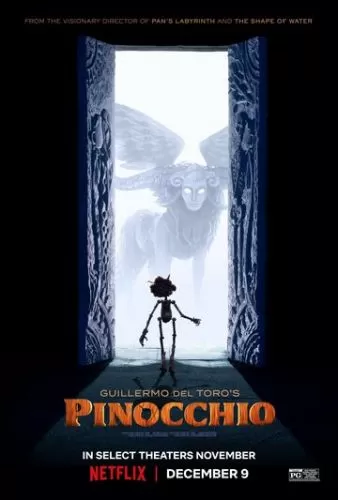 Обложка к Пиноккио Гильермо дель Торо (2022)